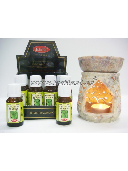 Oleo perfumado Aarti Cha Verde 15ml (pack 12)
